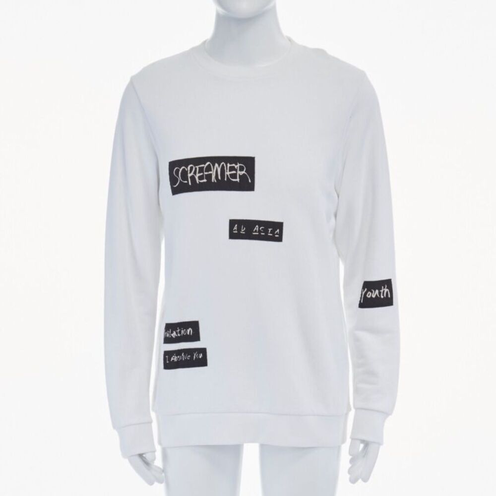 Raf Simons Joyce Patchwork Cotton Sweater